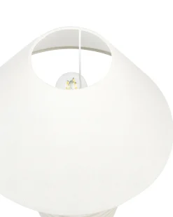 Bordlampe CELESTE Keramik Beige