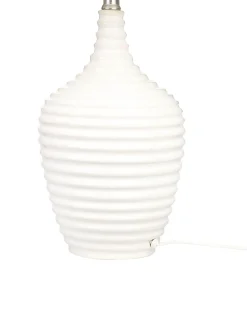 Bordlampe CELESTE Keramik Beige