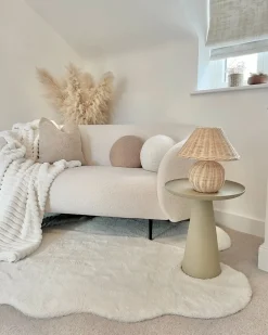 Bordlampe CINDER Rattan Naturlig