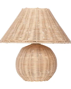 Bordlampe CINDER Rattan Naturlig