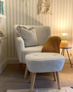 Bordlampe CINDER Rattan Naturlig