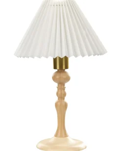 Bordlampe COOKS Egetræ Lysebrun/hvid