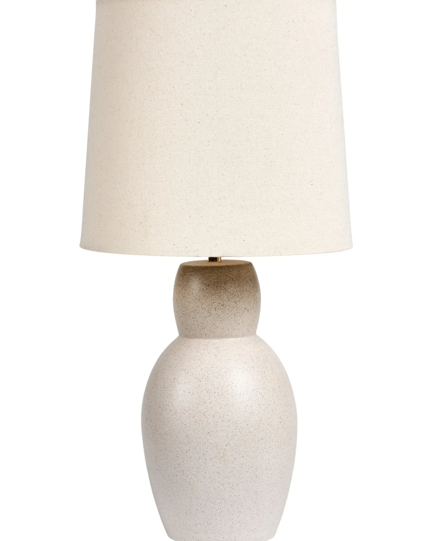 Bordlampe DEDURU Keramik Beige