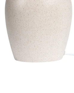 Bordlampe DEDURU Keramik Beige