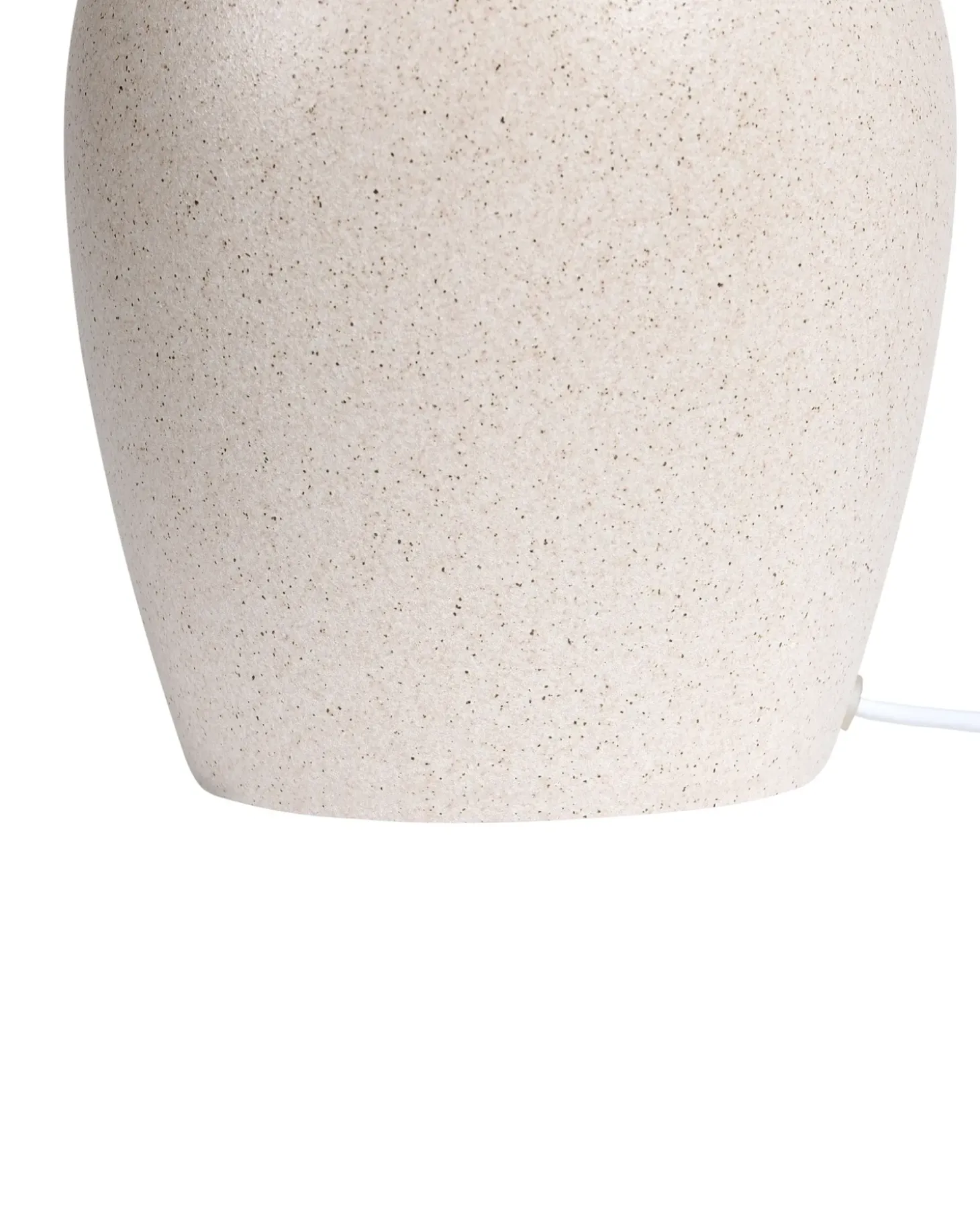Bordlampe DEDURU Keramik Beige