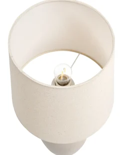 Bordlampe DEDURU Keramik Beige