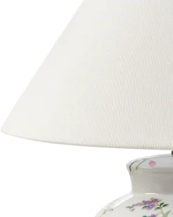 Bordlampe DIOGO Porcelæn Hvid