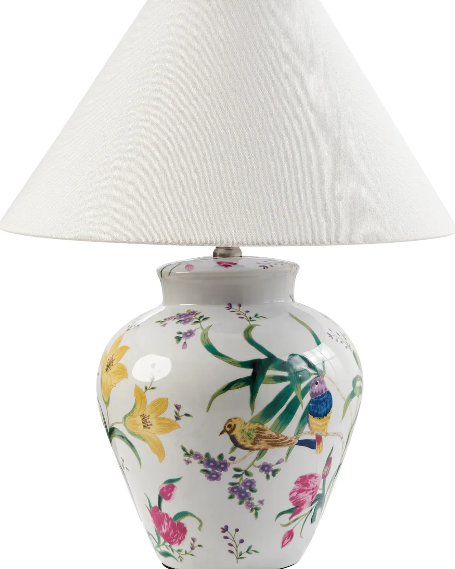 Bordlampe DIOGO Porcelæn Hvid