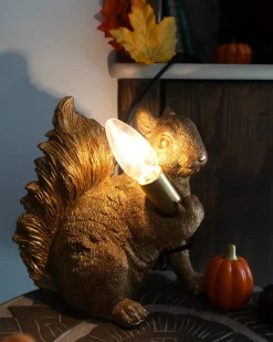Bordlampe Egern PINOLI Guld