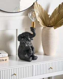 Bordlampe Elefant FORTUNA Sort