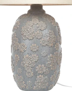 Bordlampe FERREY Keramik Grå