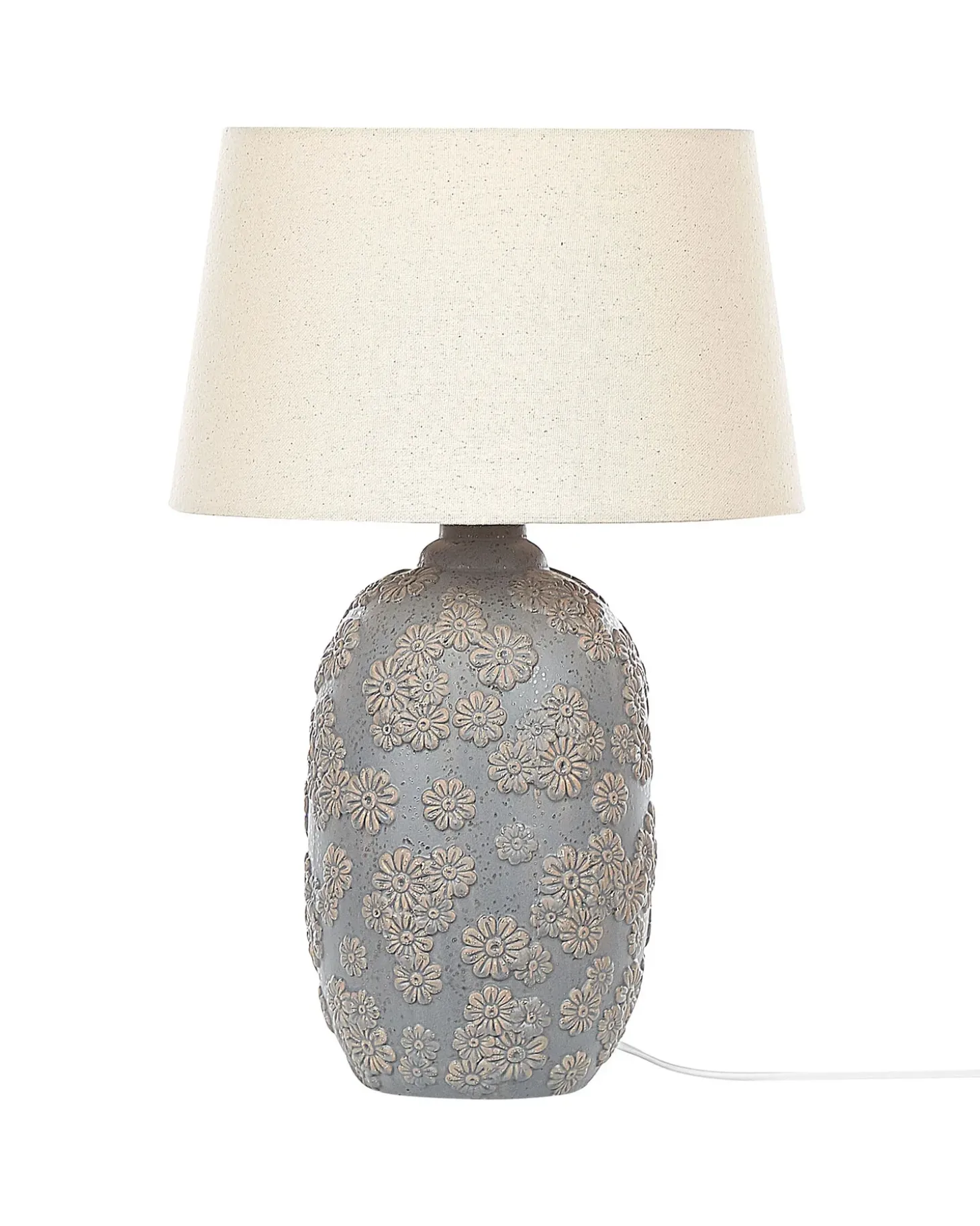 Bordlampe FERREY Keramik Grå