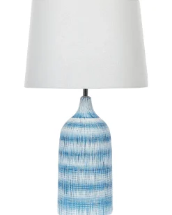 Bordlampe GEORGINA Keramik Blå
