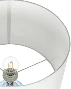 Bordlampe GEORGINA Keramik Blå