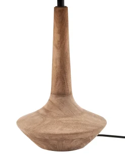 Bordlampe GODAWARI Mangotræ Mørkebrun