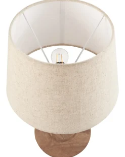 Bordlampe GODAWARI Mangotræ Mørkebrun