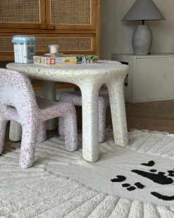Bordlampe GRALIWDO Keramik Lysegrå