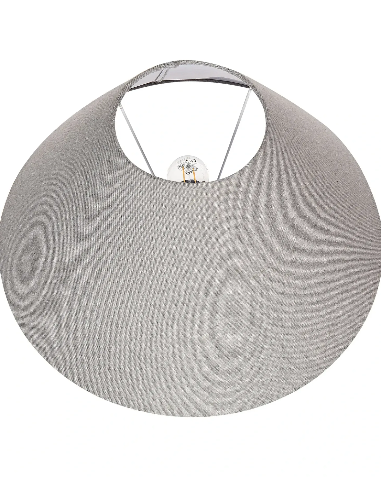 Bordlampe GRALIWDO Keramik Lysegrå