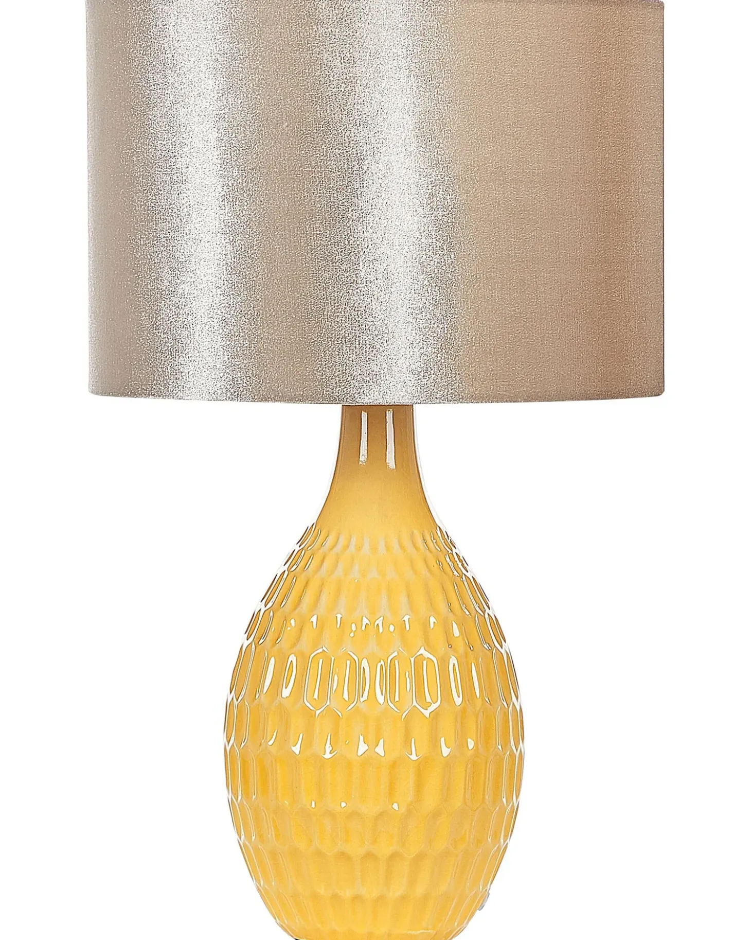 Bordlampe HADDAS Keramik Gul