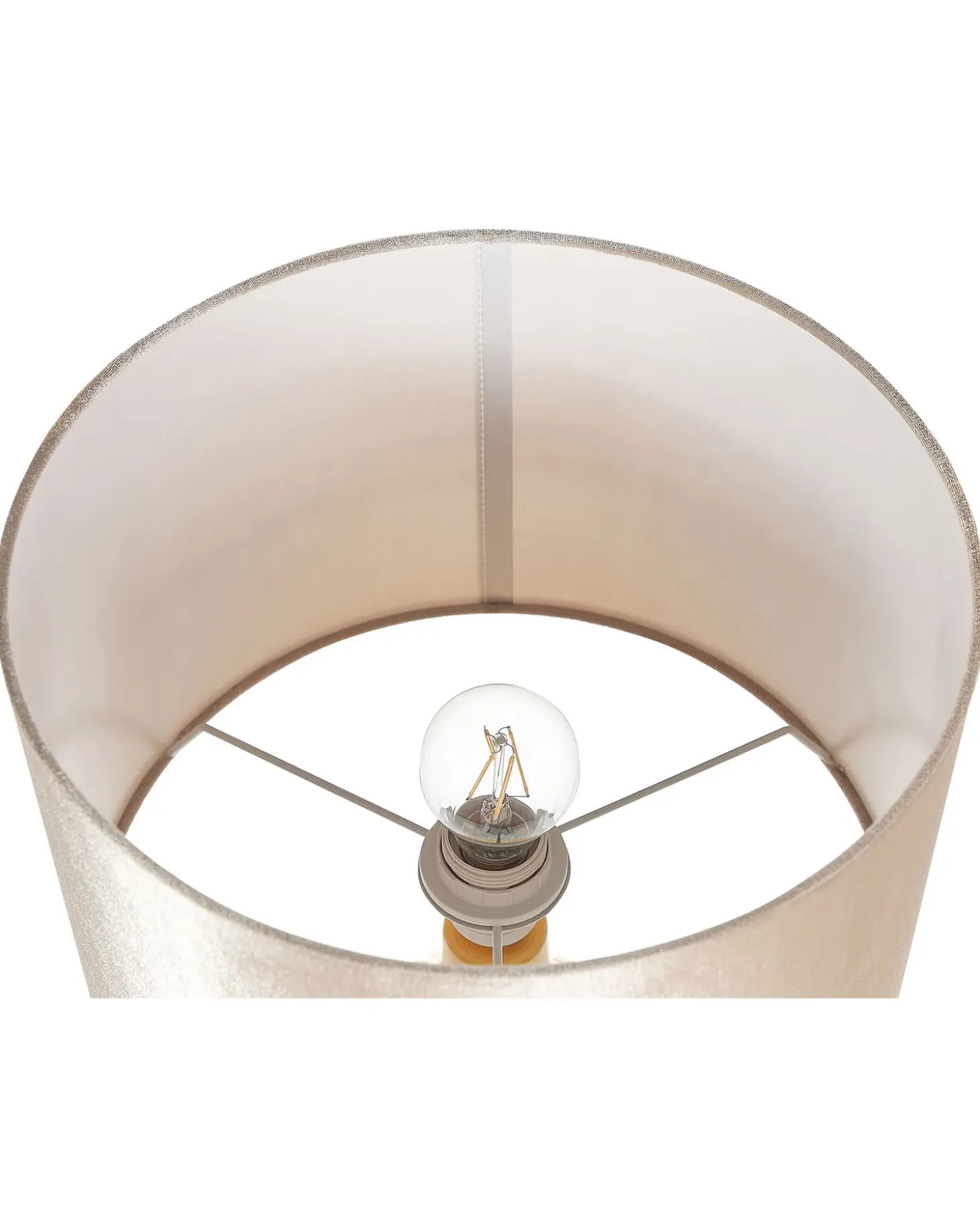 Bordlampe HADDAS Keramik Gul