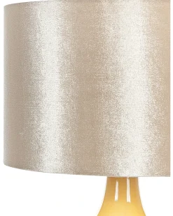 Bordlampe HADDAS Keramik Gul