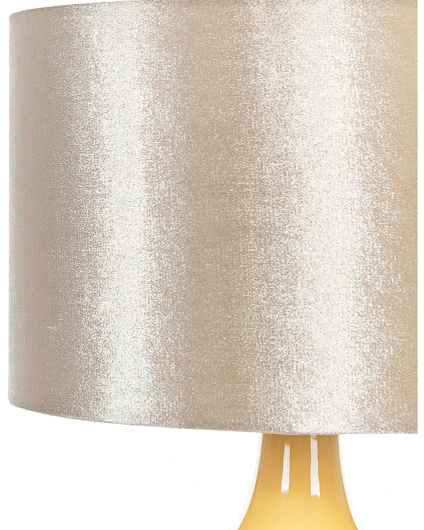 Bordlampe HADDAS Keramik Gul