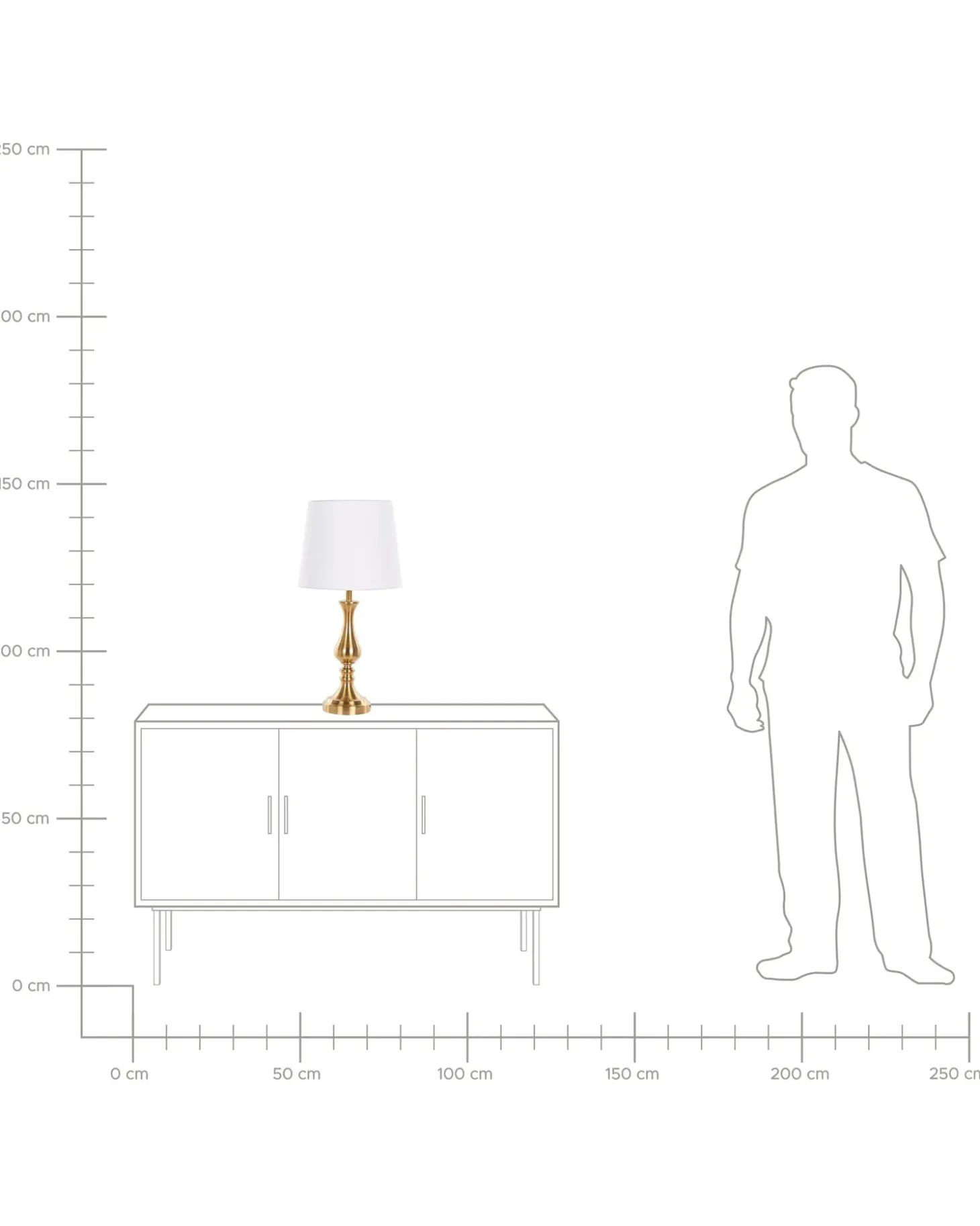 Bordlampe HODMO Metal Guld