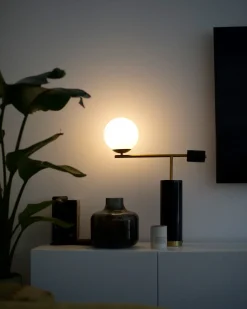 Bordlampe HONDO Sten Sort