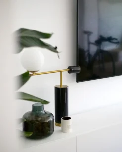 Bordlampe HONDO Sten Sort