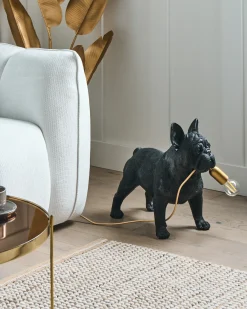 Bordlampe Hund BAXTER Sort