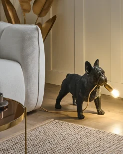 Bordlampe Hund BAXTER Sort