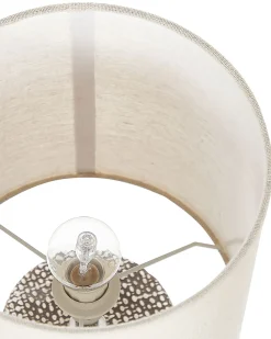 Bordlampe IDER Keramik Brun