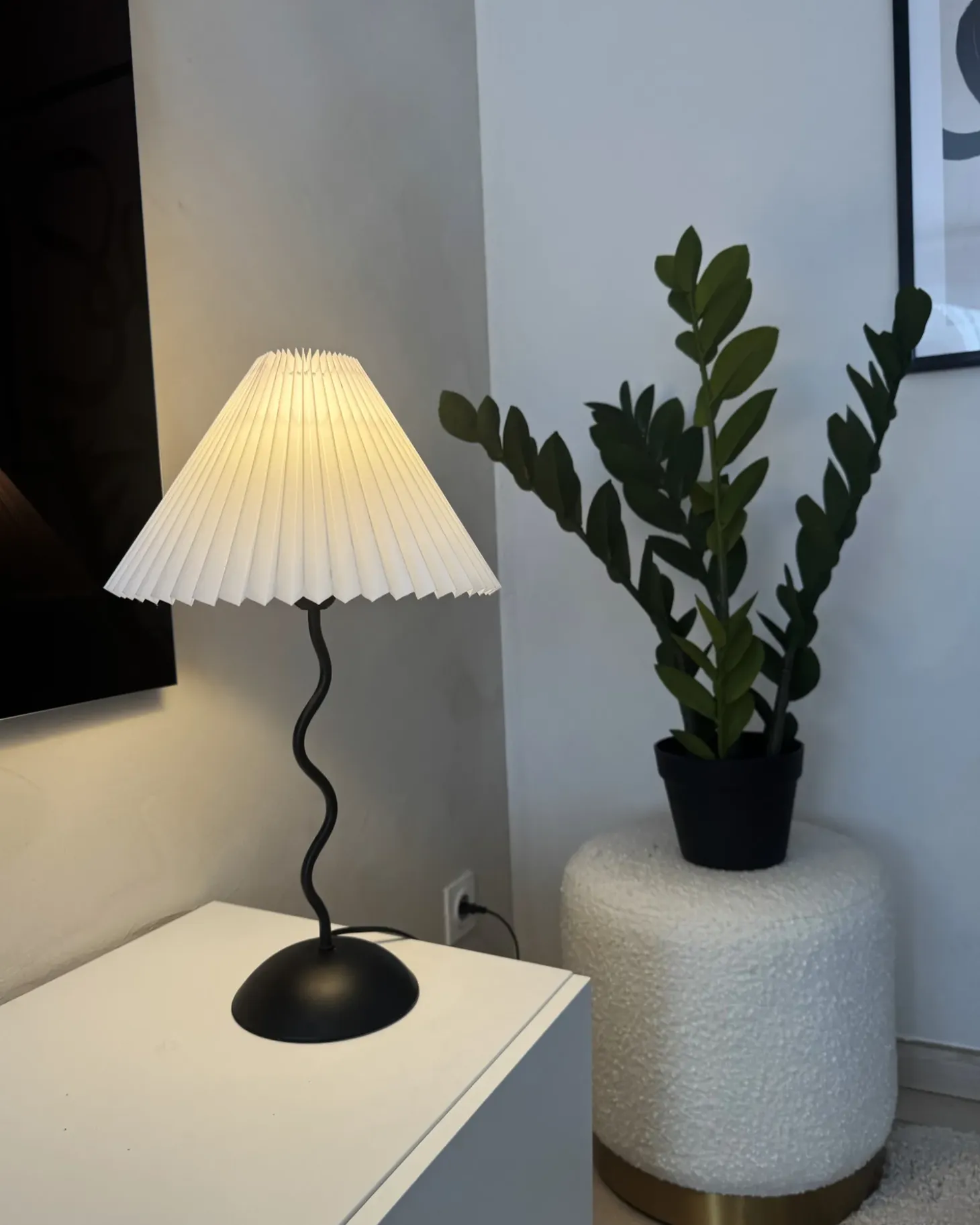 Bordlampe JIKAWO Metal Sort