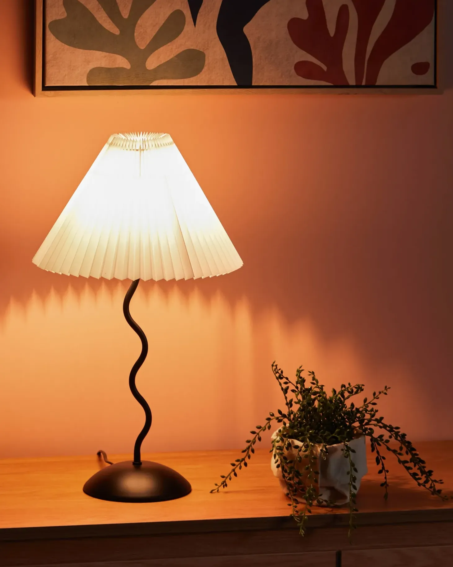 Bordlampe JIKAWO Metal Sort