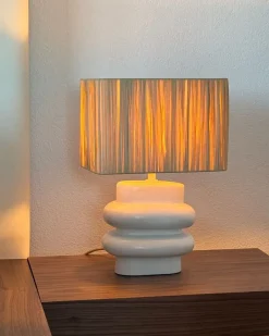 Bordlampe JUDY Keramik Hvid