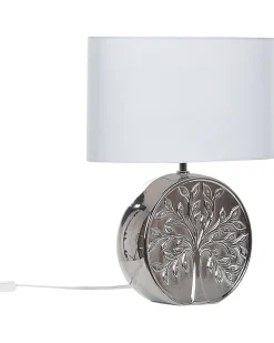 Bordlampe KHERLEN Keramik Sølv