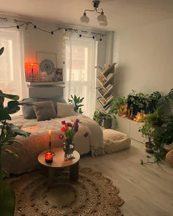 Bordlampe KIWI Sten Hvid