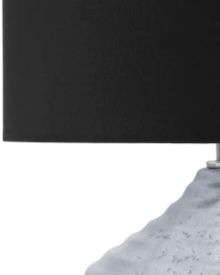 Bordlampe KUBAN Keramik Sølv