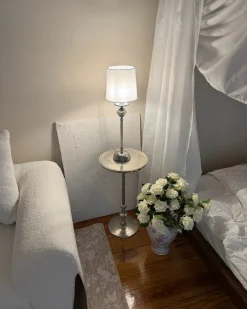 Bordlampe KUBENA Metal Hvid