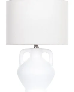 Bordlampe LABRADA Keramik Hvid