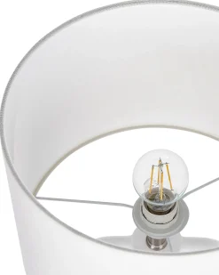 Bordlampe LABRADA Keramik Hvid