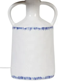 Bordlampe LARISSOS Keramik Hvid