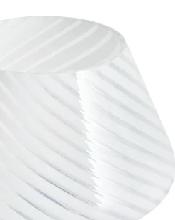 Bordlampe LOBO Glas Hvid