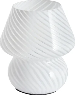 Bordlampe LOBO Glas Hvid