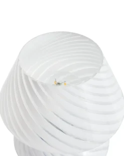 Bordlampe LOBO Glas Hvid