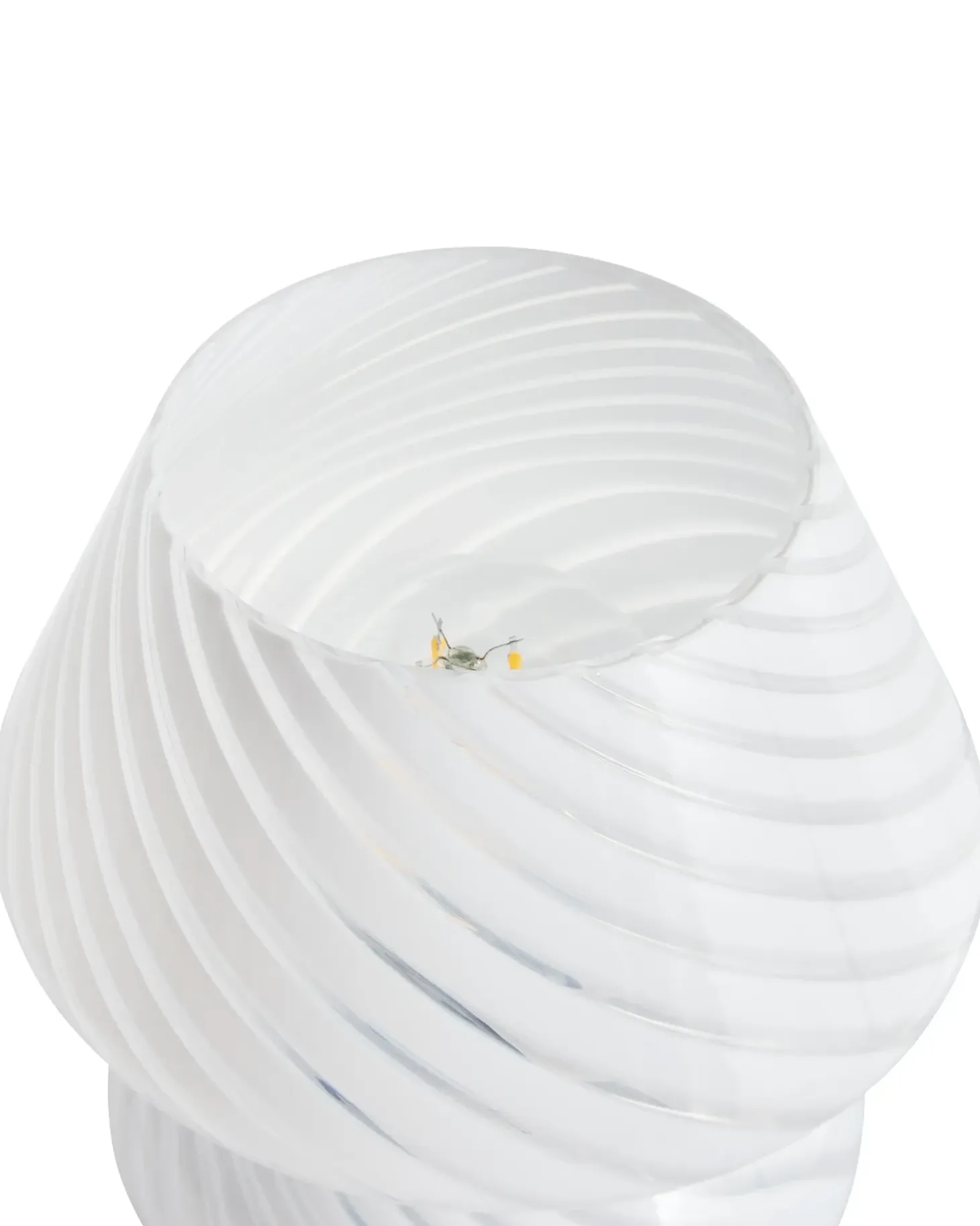 Bordlampe LOBO Glas Hvid