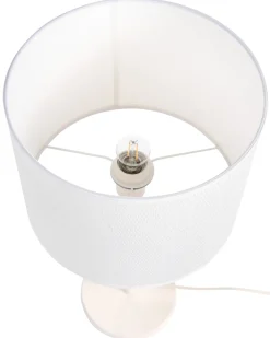 Bordlampe LOKY Metal Hvid