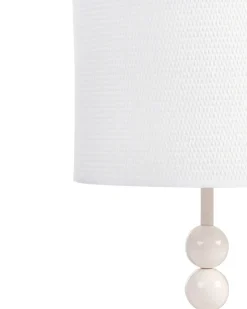 Bordlampe LOKY Metal Hvid