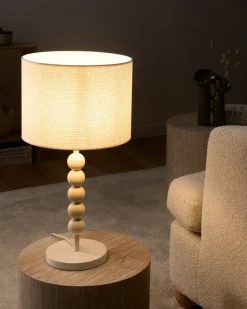Bordlampe LOKY Metal Hvid