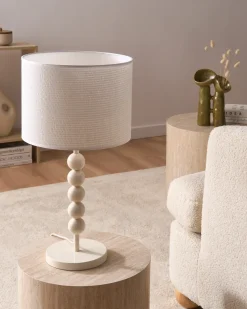 Bordlampe LOKY Metal Hvid